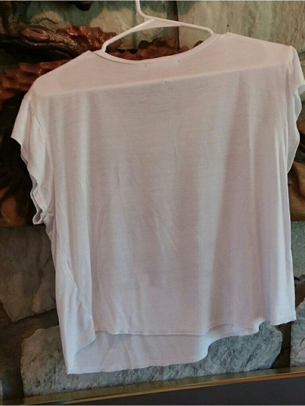 Tee white with black - Picture 2 of 2